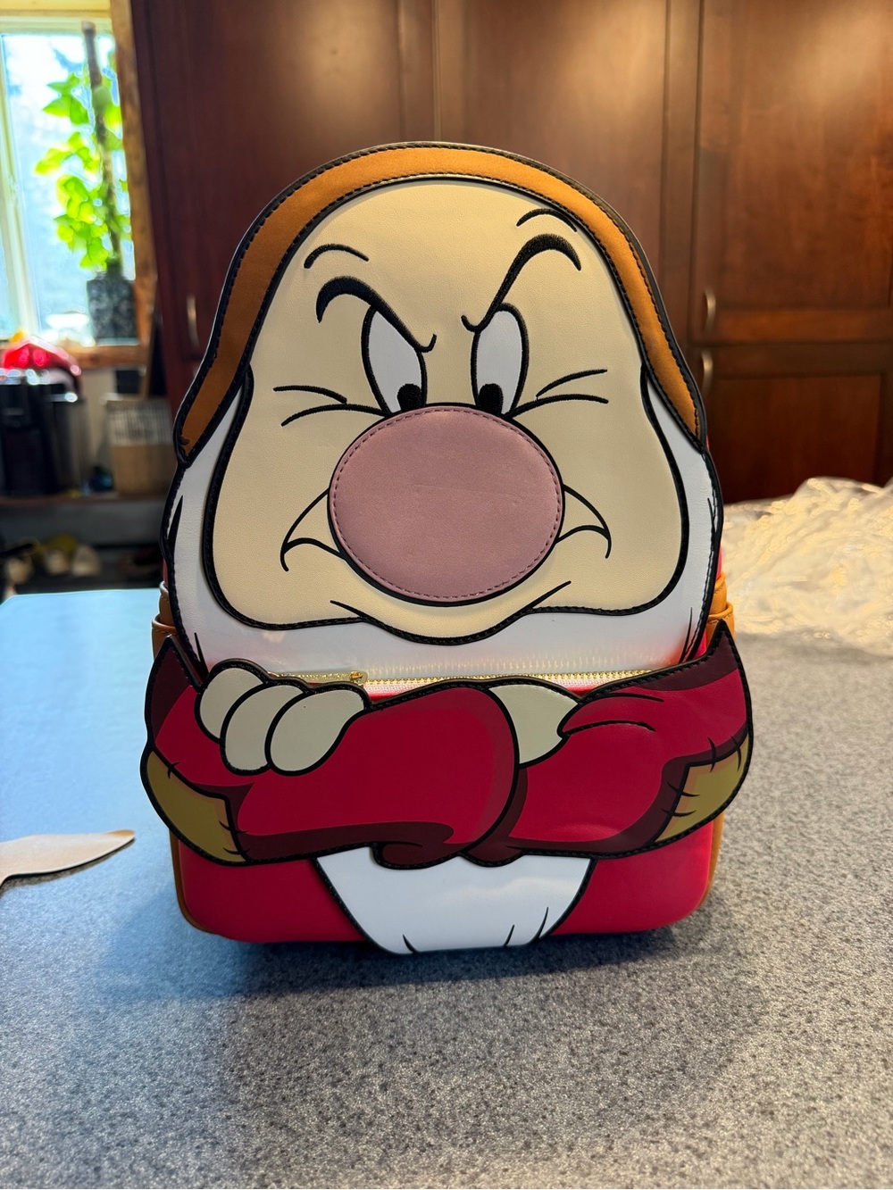 RARE ❤️Loungefly Grumpy Dwarf Character Backpack